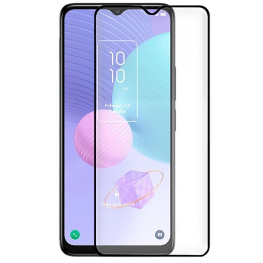Cool Protector Pantalla Cristal Templado Full 3D Negro para TCL 405/408