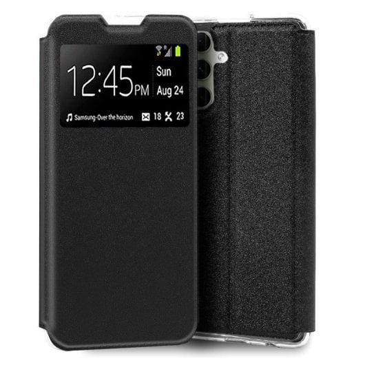 Cool Funda Flip Cover Liso Negra para Samsung A546 Galaxy A54 5G