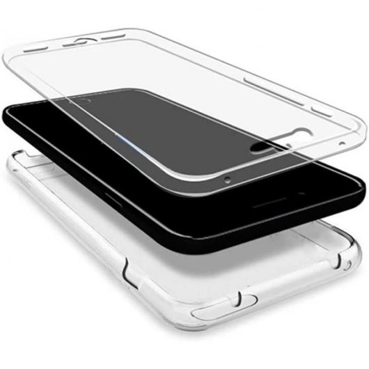 Cool Funda de Silicona 3D para Samsung A145 Galaxy A14/A14 5G (Transparente Frontal + Trasera)