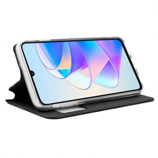 Cool Capa Flip Cover Lisa Preta para Huawei Honor X7A