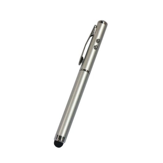 Cool Puntero Stylus Universal Laser Plateado