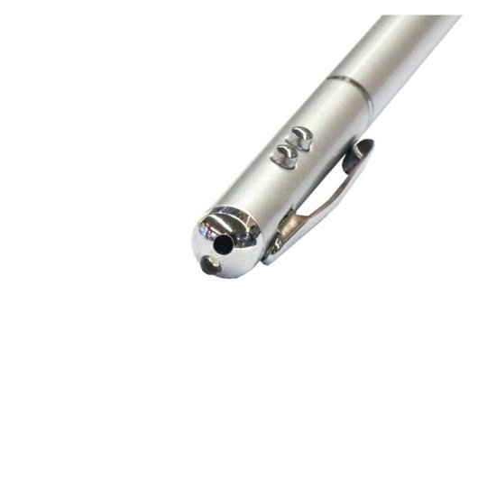 Cool Puntero Stylus Universal Laser Plateado