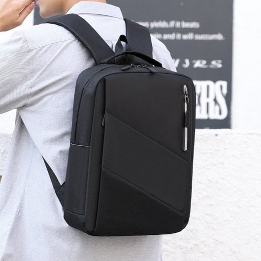 Mochila preta Cool City para laptop 15"-16"