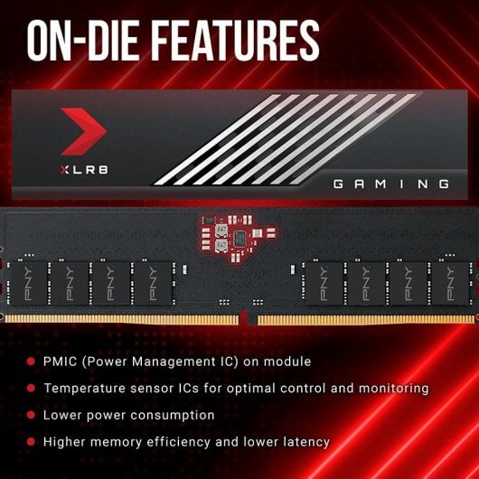 PNY XLR8 Gaming MAKO DDR5 6000 MHz 32 GB 2 x 16 GB CL40