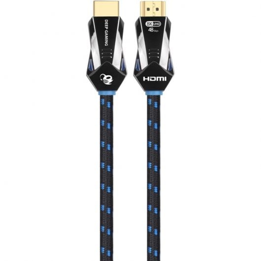 Deep Gaming Cable Trenzado HDMI 2.1 48G Alta Velocidad 8K/60hz 4K/120hz HDR Dinámico 2m