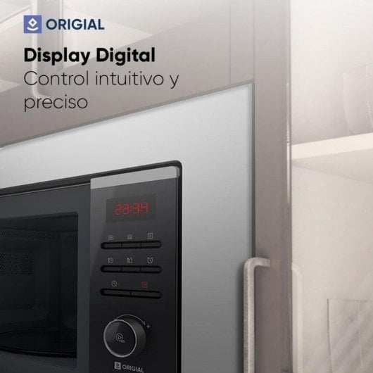 Origial Infinityheat Built-in Grill Microondas Integrable con Grill 20L 1000W Acero Inoxidable