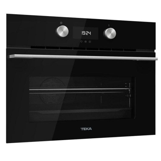 Horno eléctrico Teka HLC 8440 C 40 litros Negro integrado con microondas y autolimpieza