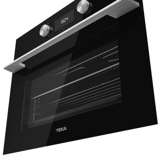 Horno eléctrico Teka HLC 8440 C 40 litros Negro integrado con microondas y autolimpieza