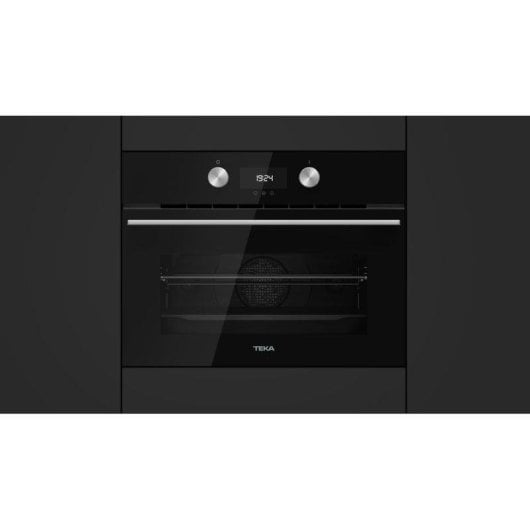 Horno eléctrico Teka HLC 8440 C 40 litros Negro integrado con microondas y autolimpieza