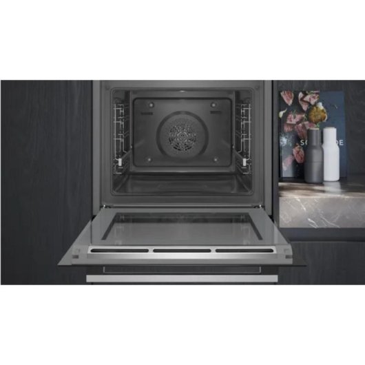 Forno Multifunções Siemens iQ300 HR574AER0 Hidrolítico 71L 60cm A Vapor Preto