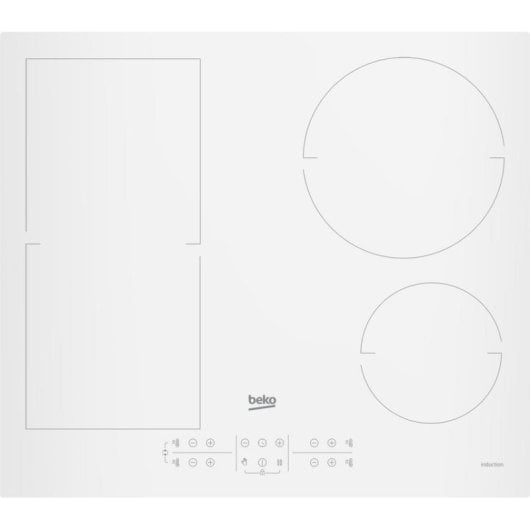 Placa de Indução Beko HII64200FMTW 4 Zonas IndyFlex 58cm Branco Integrada