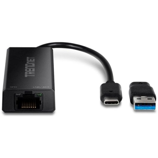 USB-C 3.1 zu Ethernet 2500 Mbit/s Adapter Trendnet TUC-ET2G v2.0R Schwarz