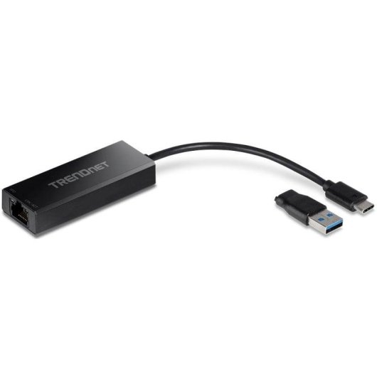 USB-C 3.1 zu Ethernet 2500 Mbit/s Adapter Trendnet TUC-ET2G v2.0R Schwarz
