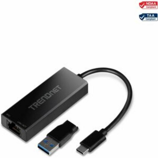 USB-C 3.1 zu Ethernet 2500 Mbit/s Adapter Trendnet TUC-ET2G v2.0R Schwarz