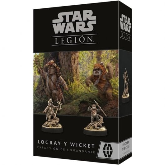 Asmodee Star Wars Legion Logray e jogo de tabuleiro Wicket