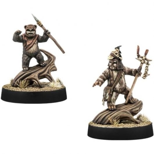 Asmodee Star Wars Legion Logray e jogo de tabuleiro Wicket