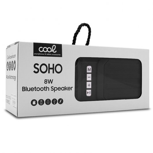 Cool Soho Altavoz Bluetooth 8W Negro