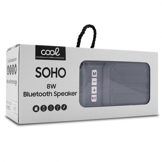 Cool Soho Altavoz Bluetooth 8W Gris