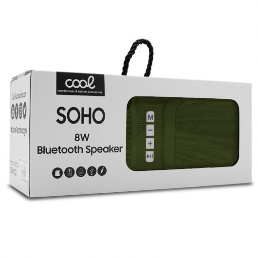 Cool Soho Altavoz Bluetooth 8W Verde