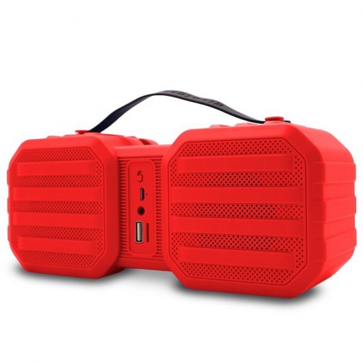 Cool Soho Altavoz Bluetooth 8W Rojo