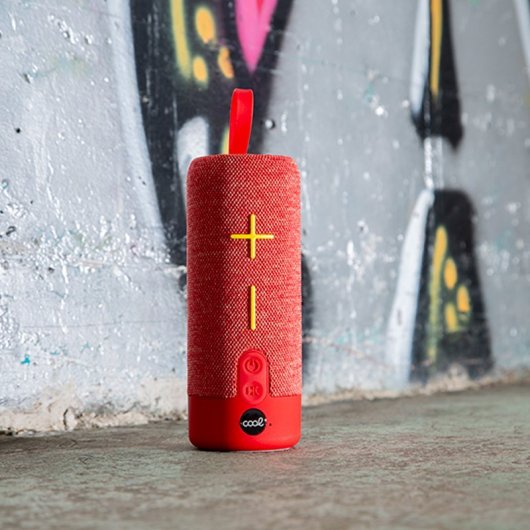 Cool Bass Altavoz Universal Bluetooth 10W Rojo