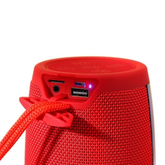 Cool LED Altavoz Bluetooth RGB 14W Rojo