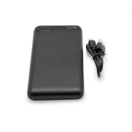 Cool Slim Universal Externer Akku Powerbank 10.000 mAh 2xUSB/2A Schwarz