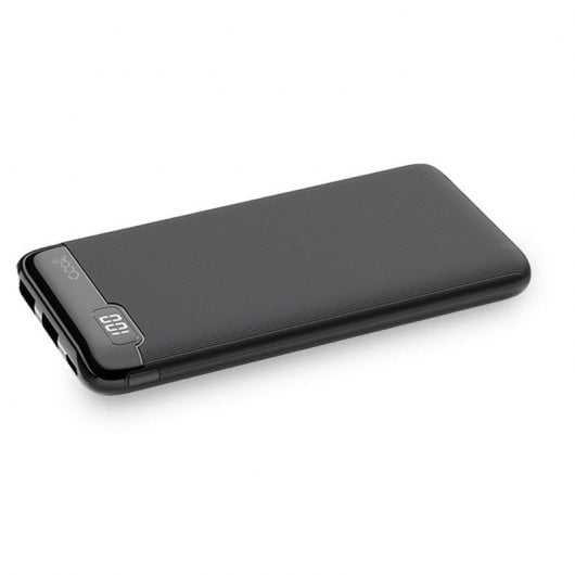 Cool Slim Universal Externer Akku Powerbank 10.000 mAh 2xUSB/2A Schwarz