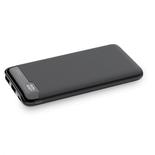 Cool Slim Batteria esterna universale Power Bank 10.000 mAh 2xUSB/2A Nero