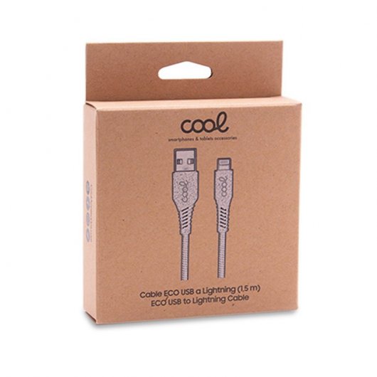 Cool ECO Universal USB 2.0 auf Lightning Kabel für iPhone/iPad 1,5m Pink