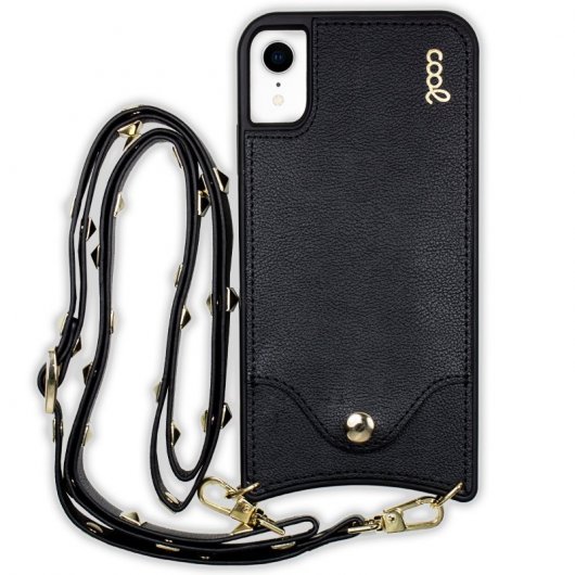 Coque Cool Black Pop-Rock Strap pour iPhone XR