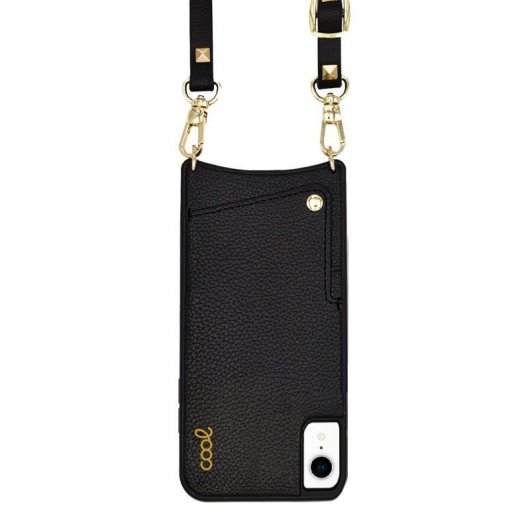Coque Cool Black Pop-Rock Strap pour iPhone XR