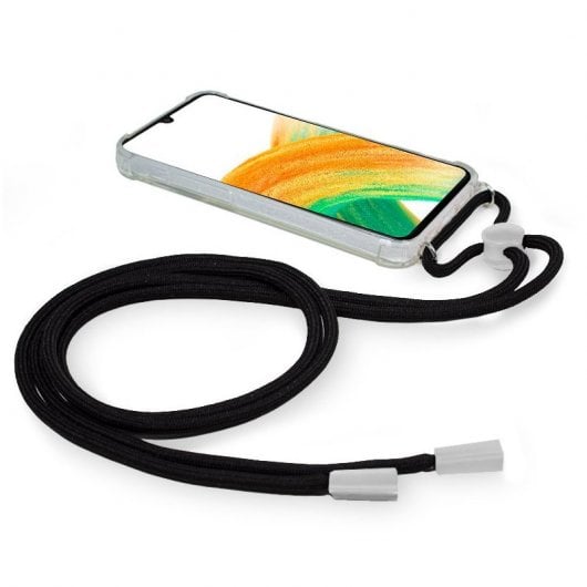 Cool Funda Antigolpes con Cordón Reforzado Negro para Samsung A336 Galaxy A33 5G