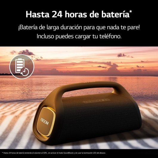 LG XBOOM Go XG9 Altavoz Portátil Bluetooth 120W Negro