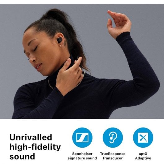 Sennheiser MOMENTUM True Wireless 3 Auriculares Bluetooth con Cancelación de Ruido Grafito