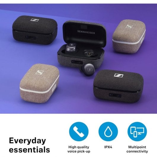 Sennheiser MOMENTUM True Wireless 3 Auriculares Bluetooth con Cancelación de Ruido Grafito