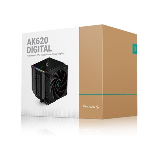 Ventola CPU digitale DeepCool AK620 da 120 mm nera