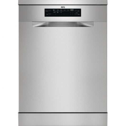 AEG Serie 3000 AirDry FFB33607ZM Máquina de Lavar Louça Capacidade 13 Conjuntos D Aço Inoxidável