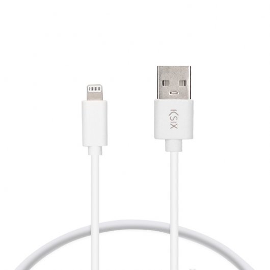 Ksix B0914CU01 cavo Lightning 1 m Bianco