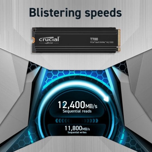 Crucial T700 4 TB SSD PCIe Gen5 NVMe M.2