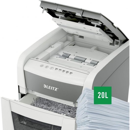 Leitz IQ Autofeed 50X P4 Automatischer Aktenvernichter, Partikelschnitt