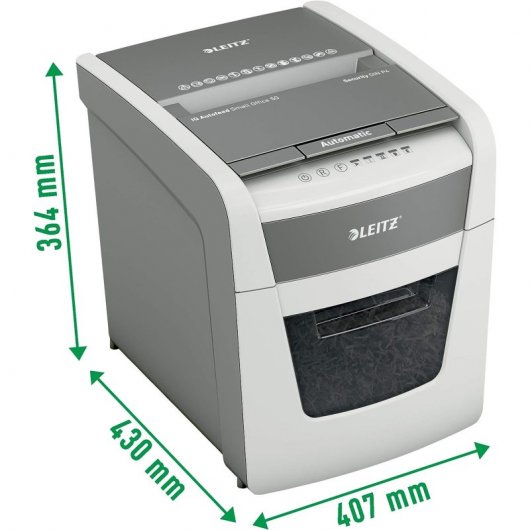 Leitz IQ Autofeed 50X P4 Automatischer Aktenvernichter, Partikelschnitt