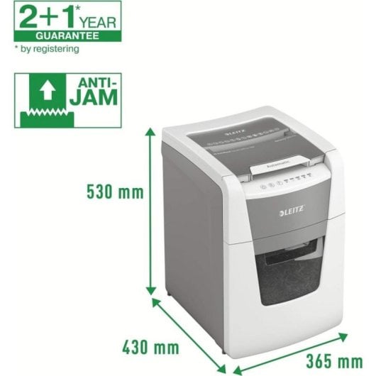 Aktenvernichter Leitz IQ AutoFeed 100 P4 Automatisch 34L Schredder