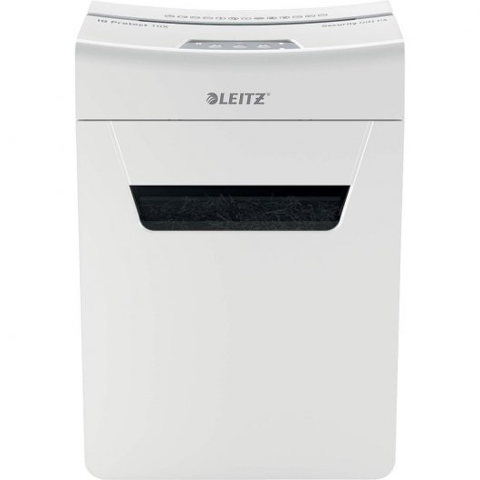 Destructeur de papier Leitz IQ Protect 10 P4 Blanc/Argent