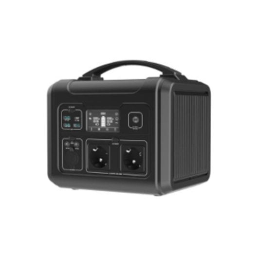 Station d’énergie EZVIZ PS600 607Wh 2 ports AC 2 ports DC 4 ports USB Batterie LiNMC Écran intelligent Charge solaire LED intégrée