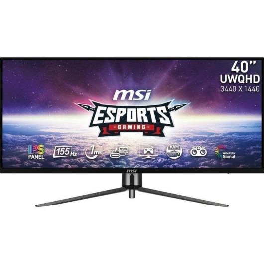 Monitor-MSI-MAG401QR-40"-UWQHD-155Hz-IPS-UltraWide-HDR400-USB-C-1ms