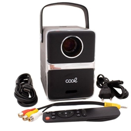 Projetor COOL STAR HD 2500 Lúmenes 200" LED LCD Portátil Altifalante Integrado Smart