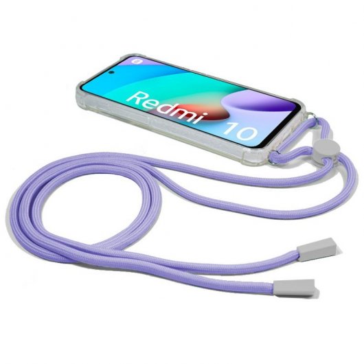 Coque Cordon Violet Cool pour Xiaomi Redmi 10 / Redmi 10 2022