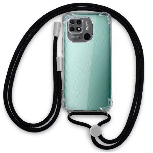 Cool Funda Cordón Negro para Xiaomi Redmi 10C