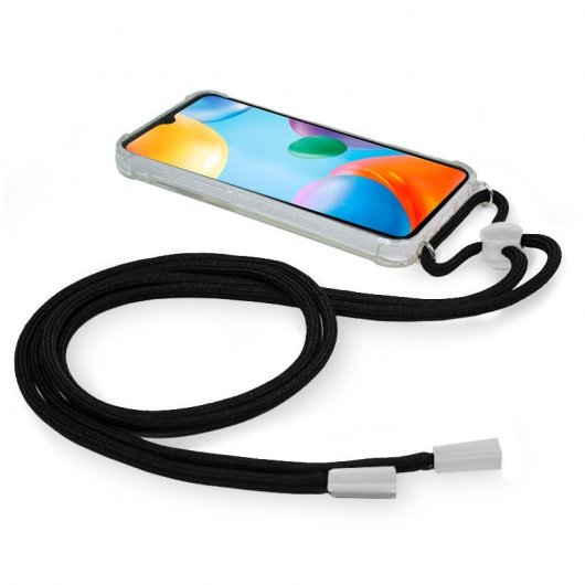 Cool Funda Cordón Negro para Xiaomi Redmi 10C